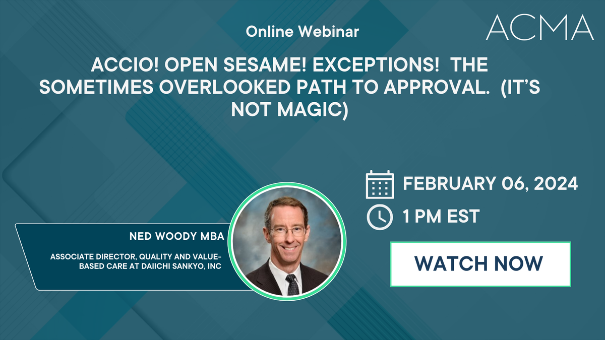 Accio! Open Sesame! Exceptions!  The Sometimes Overlooked Path to Approval.  (It’s Not Magic)